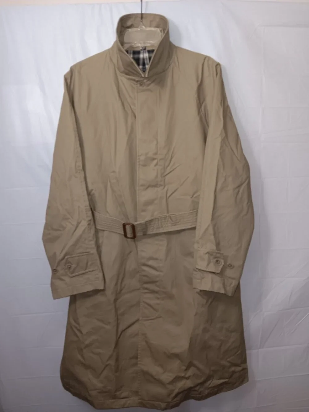J.CREW RIVINGTON -IN- WATER -RESISTANT COTTON HIDDEN BUTTON TRENCH COAT